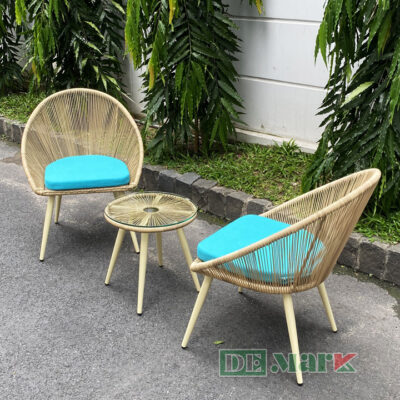 Báo giá bàn ghế giả mây sản xuất trực tiếp từ xưởng